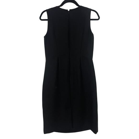 Talbots Petites Black A-Line V-Neck Dress - Picture 4 of 6